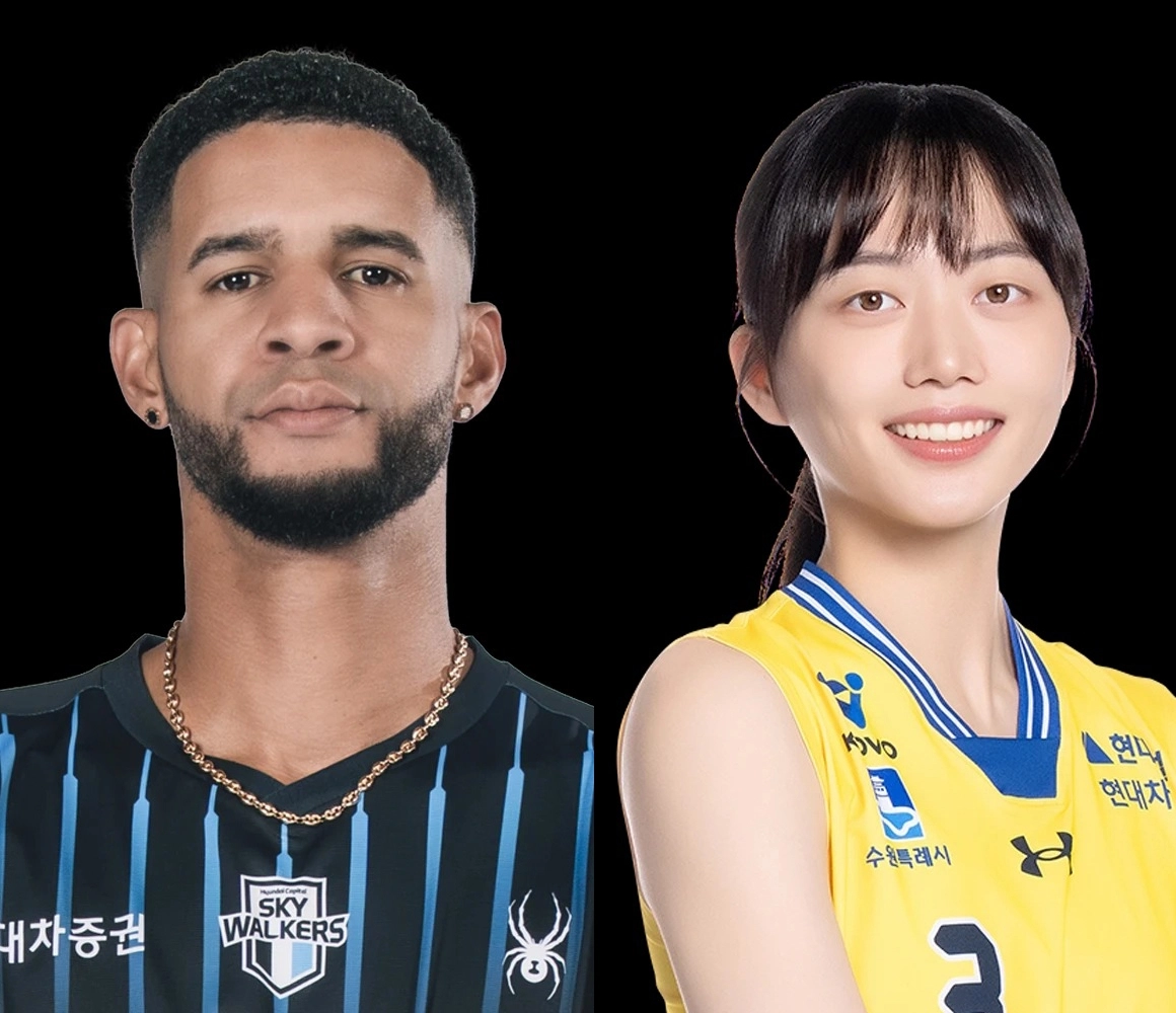 현대캐피탈 레오와 현대건설의 김다인. 한국배구연맹 제공