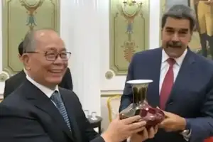 베네수엘라 마두로, 체포 직전 중국 특사와 화려한 만찬