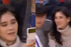 이부진, ‘서울대 합격’ 아들과 NBA 경기 관람…중계화면에 포착