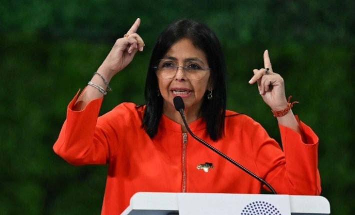 델시 로드리게스 베네수엘라 부통령. AFP 연합뉴스 자료사진