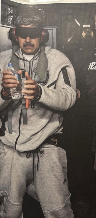 나이키 트레이닝복에 수갑… 트럼프, 마두로 압송 모습 공개