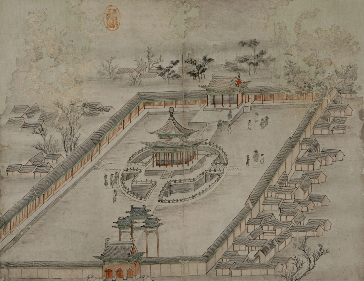 조선 사신이 중국으로 파견되는 사행(使行)은 근대적 국제 관계가 형성되기 이전의 대표적 외교 행위였다. 사진은 단원 김홍도가 그린 ‘연행도’(燕行圖)의 일부. 연행도는 조선 사신단의 중국 사행길 풍경을 파노라마처럼 그린 것이다. 숭실대 한국기독교박물관 소장