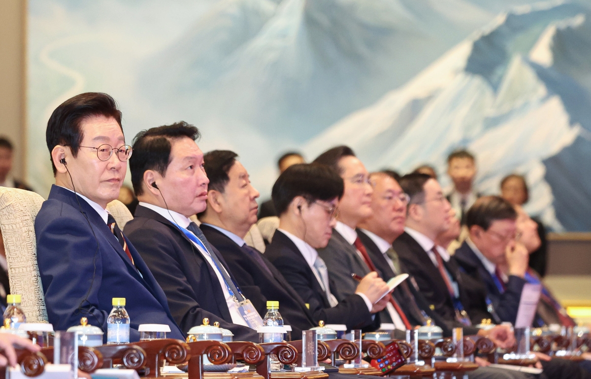 한·중 비즈니스 포럼 참석한 이재명 대통령