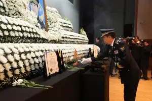 교통사고 처리 중 순직…故 이승철 경정 영결식