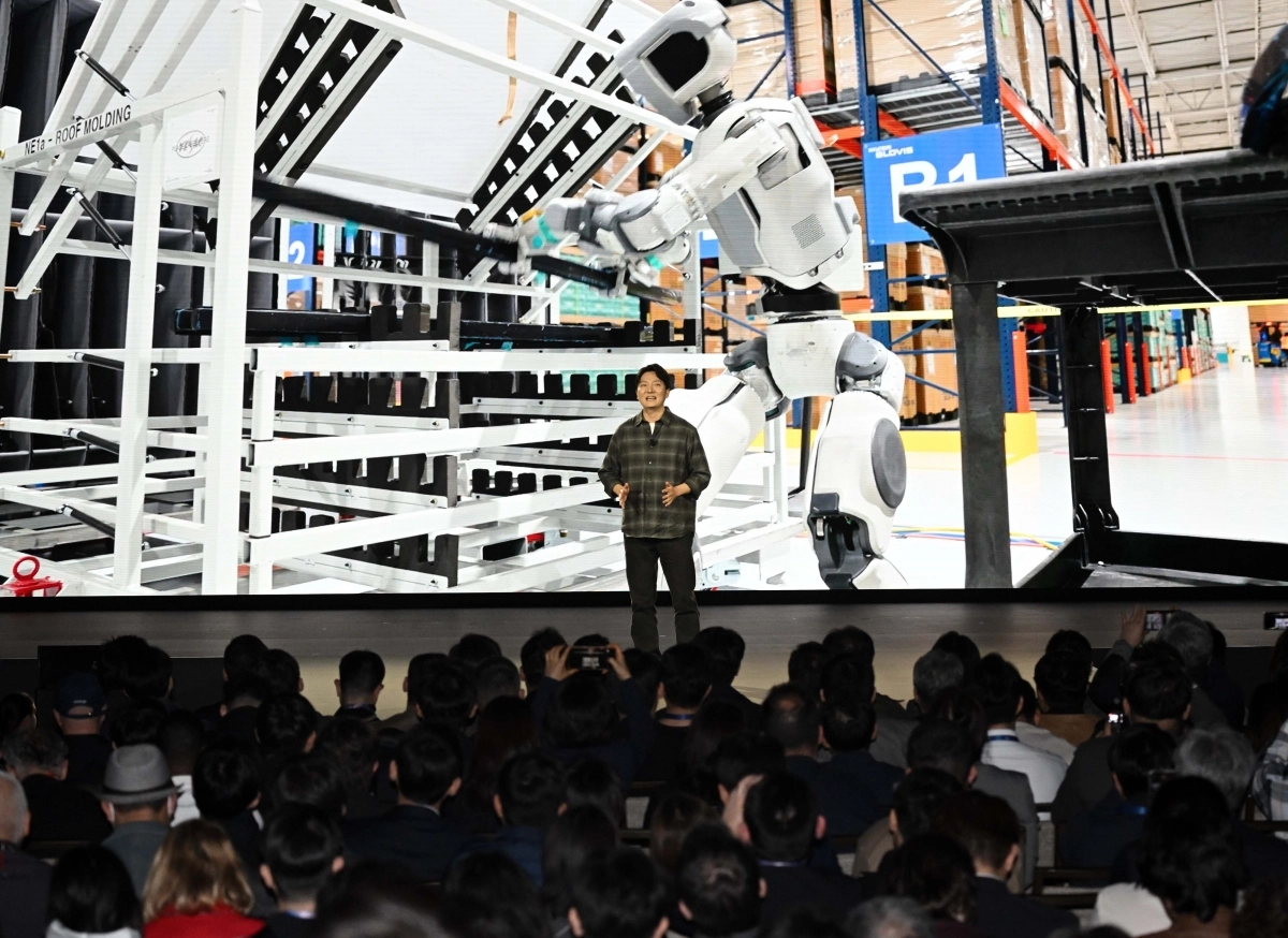 기조연설 하는 우승현 현대차그룹 GSO 미래전략담당 팀장