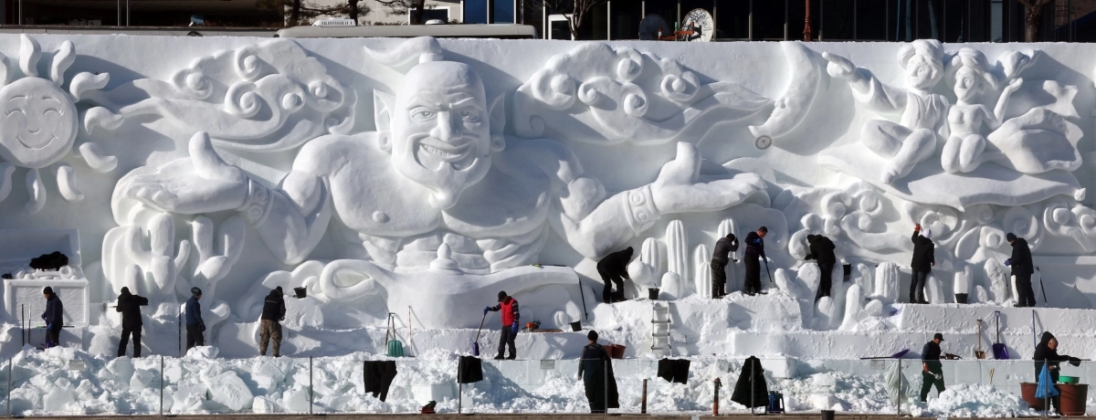 화천산천어축제 준비 한창