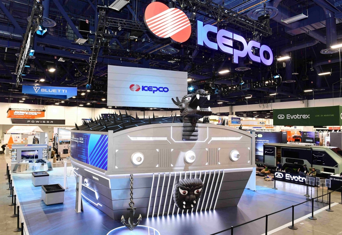 한국전력은 6일부터 오는 9일까지 미국 라스베이거스 컨벤션센터에서 열리는 세계 최대 기술 전시회 ‘CES 2026’에서 ‘한전관’을 운영하고 있다. 한국전력 제공