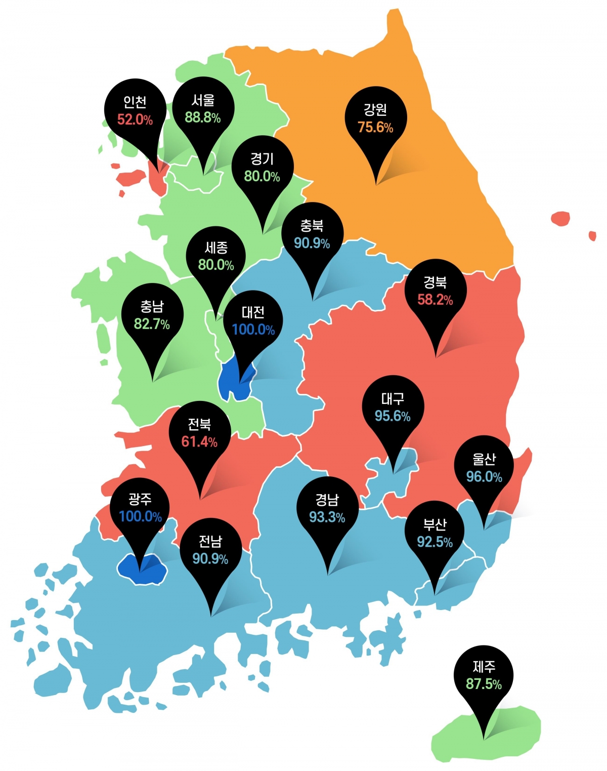 전국 지자체 ‘통합돌봄’ 준비율