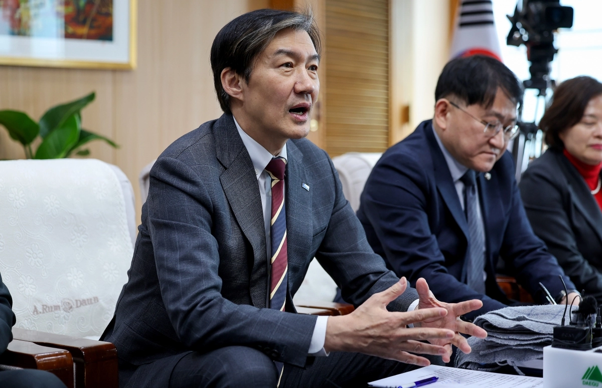 대구 찾은 조국 대표