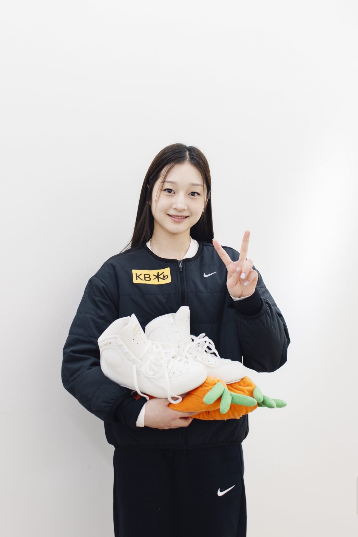 신지아가 8일 서울 강남구 올댓스포츠에서 서울신문과 만나 동계올림픽에 출전하는 각오를 밝히고 있다.  류재민 기자