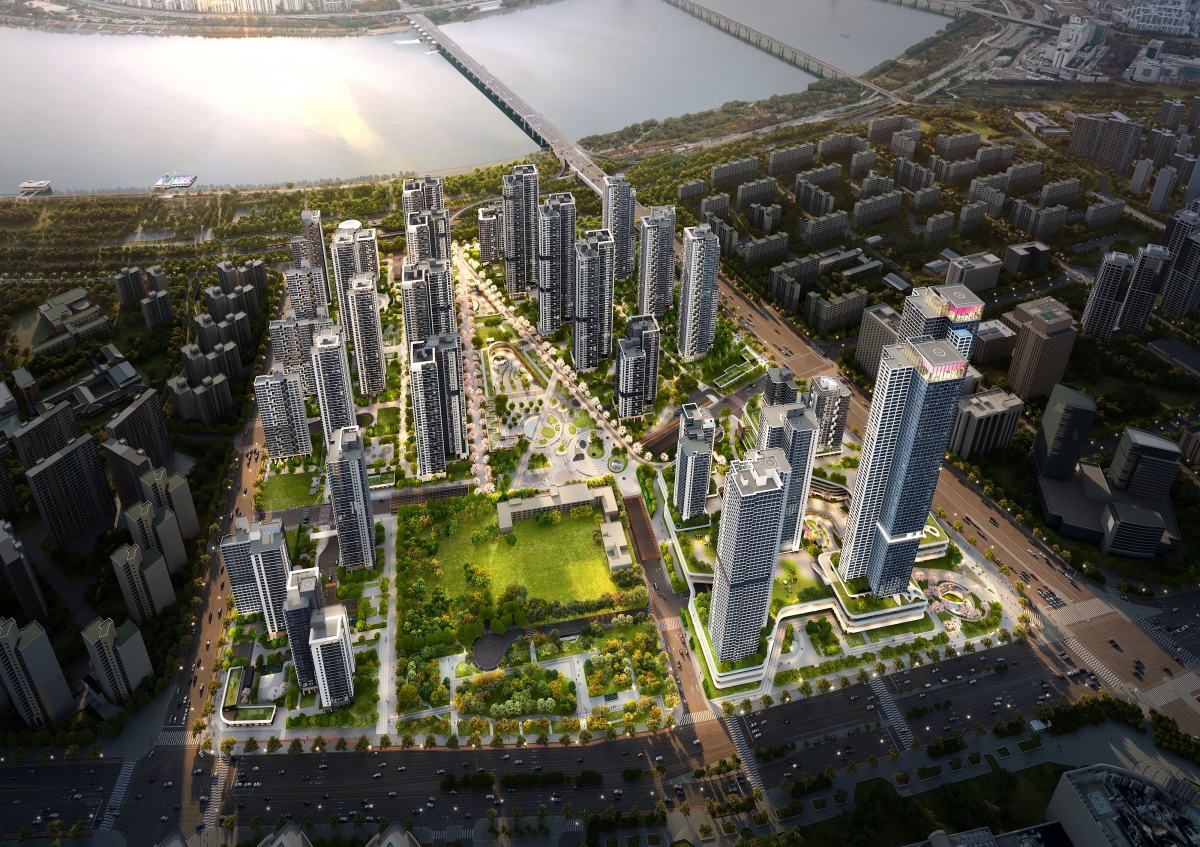 서울 송파구 잠실동 잠실5단지 아파트 재건축 이후 조감도. 송파구 제공