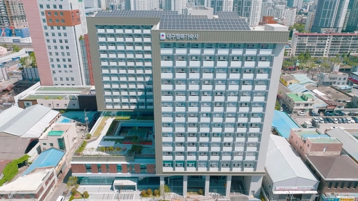 군위군 대구행복기숙사 전경. 군위군 제공