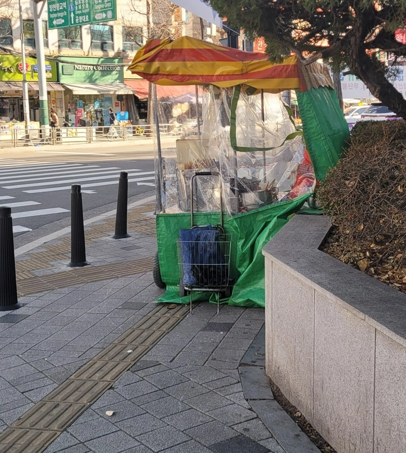 강서구 교통약자 보도 이용 방해 단속 현장