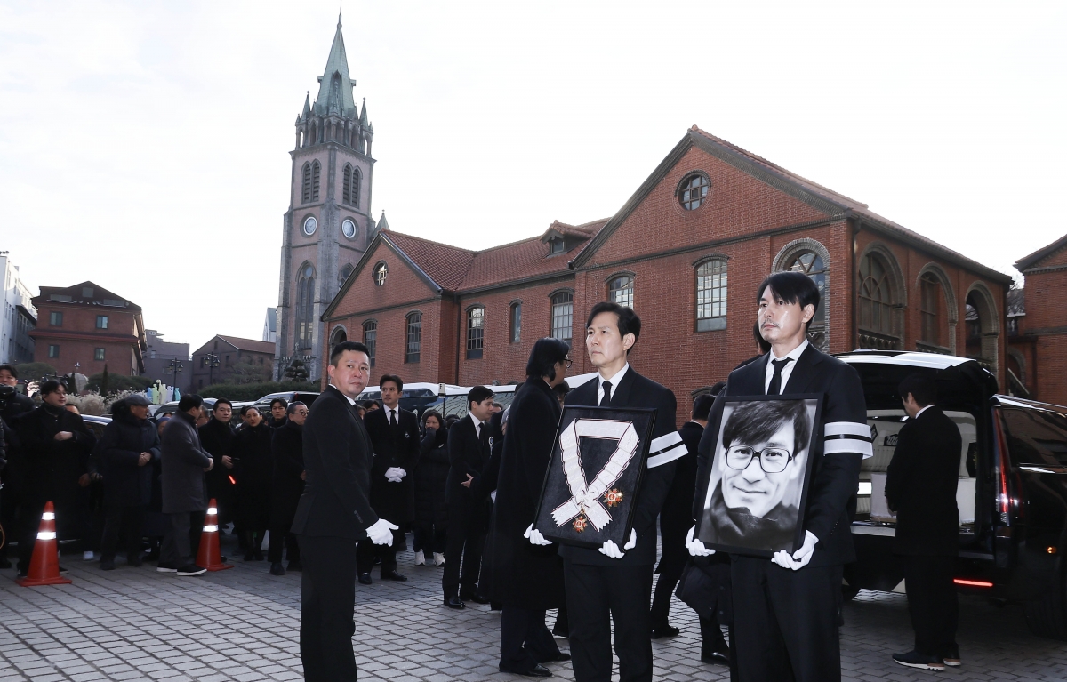 고 안성기 배우 영결식