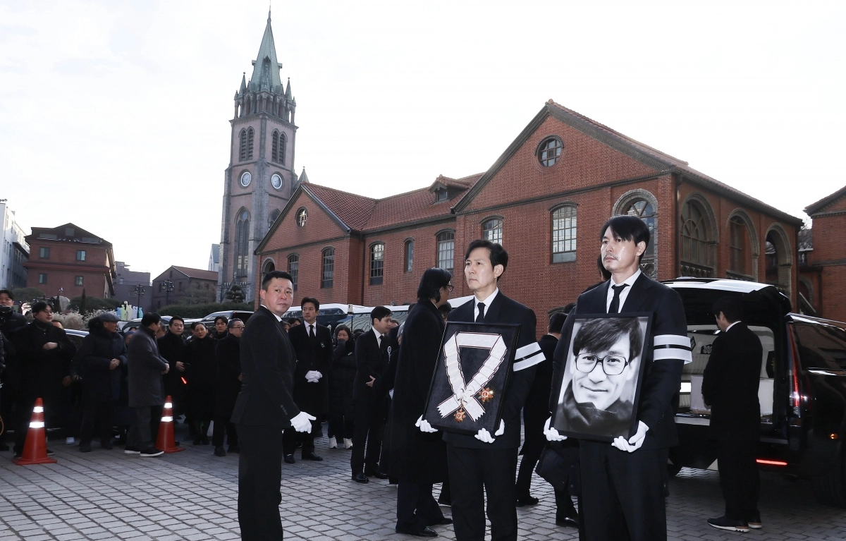 고 안성기 배우 영결식