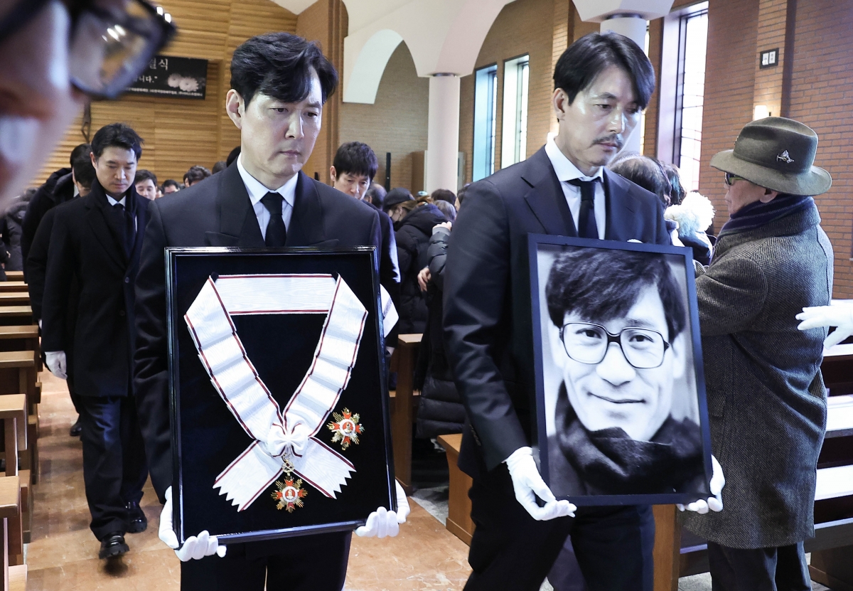 고 안성기 배우 영결식