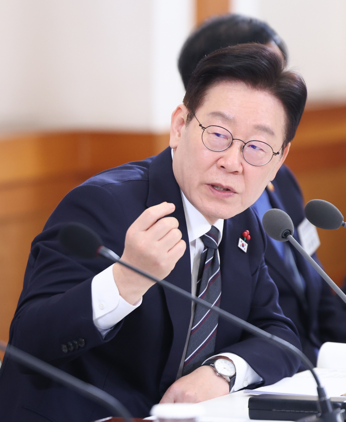 이재명 대통령이 9일 청와대에서 열린 경제성장전략 국민보고회에서 발언하고 있다. 연합뉴스 제공