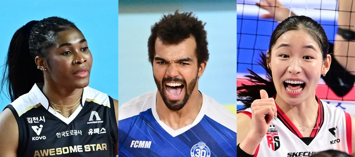 모마, 아히, 인쿠시. 한국배구연맹 제공