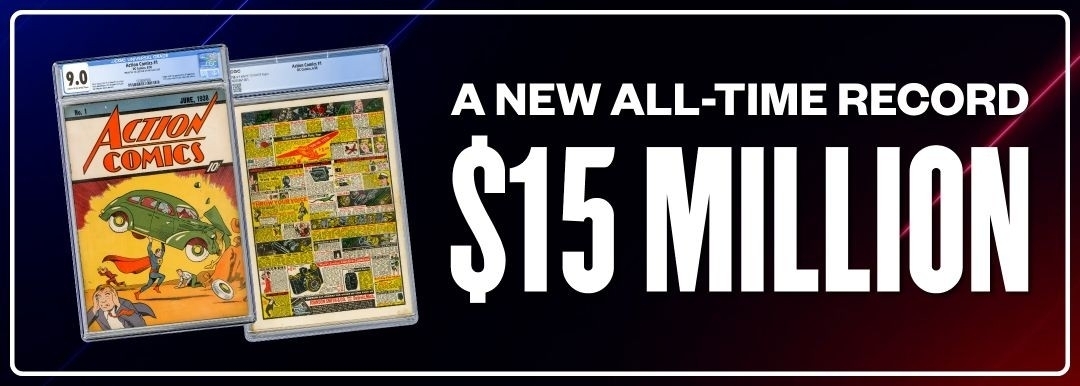 219억원에 팔린 ‘슈퍼맨’ 코믹스 초판본. 코믹커넥트 홈페이지 캡처