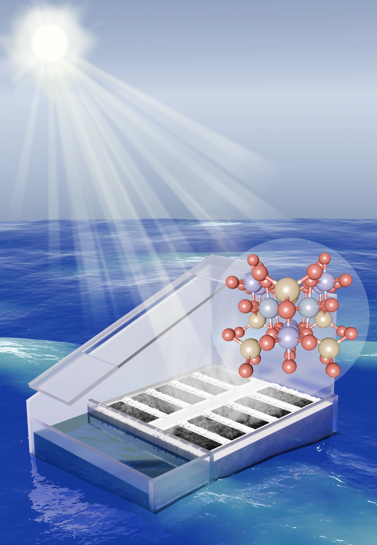 3원계 산화물 기반 증발기 개념도. UNIST 제공