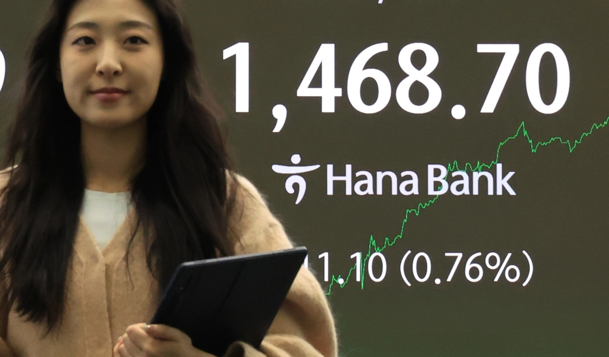 원/달러 환율 10.8원 오른 1,468.4원