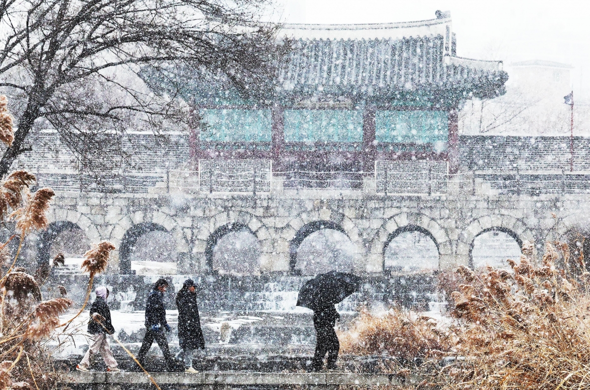 흰눈이 그린 풍경화