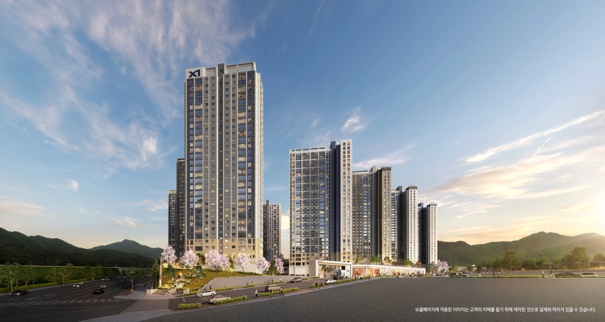 북오산자이 리버블시티 투시도. GS건설 제공