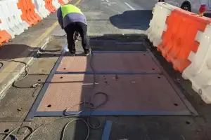 품질·안전 논란, 대전 유등교 가설 교량 ‘복공판’ 적합