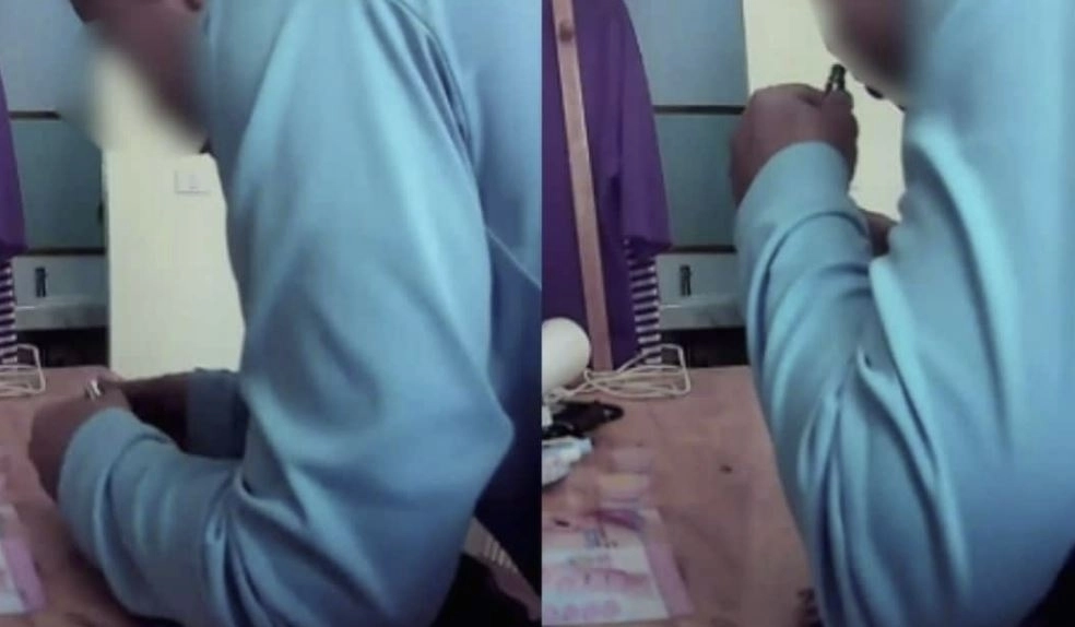 태국의 한 리조트에서 직원들이 투숙객의 향수와 화장품을 몰래 사용하는 모습이 숨겨둔 카메라에 포착됐다. 틱톡(@hydemylxu03) 캡처