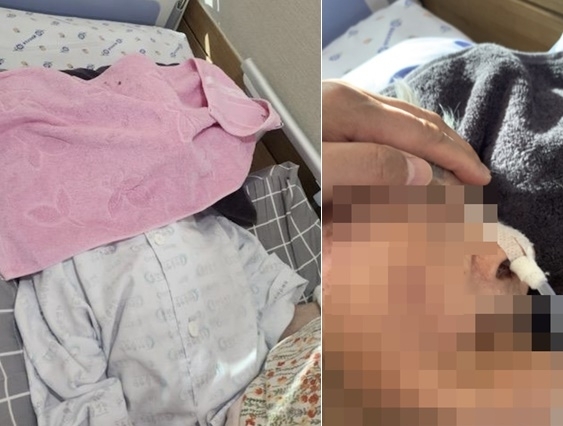 한 요양병원에서 양팔이 결박된 노모의 얼굴에 수건이 덮여있는 모습을 목격했다는 보호자의 주장이 나와 공분을 사고 있다.