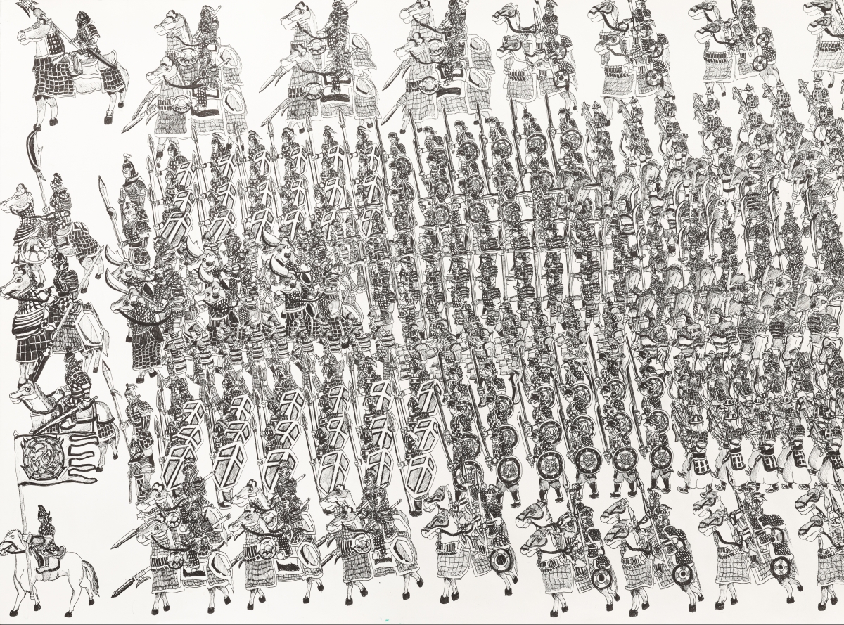 심규철의 ‘고구려의 행군’ 아르브뤼미술상 제공