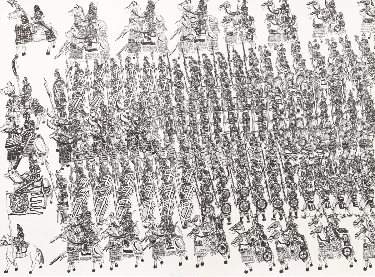 심규철의 ‘고구려의 행군’ 아르브뤼미술상 제공