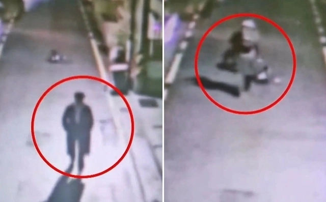 교육부는 사귀던 여성을 폭행한 혐의로 경찰에 입건된 5급 사무관 A씨를 직위 해제하기로 했다고 13일 밝혔다. A씨는 지난 10일 새벽 서울 강남구 한 주택가 골목에서 여자친구에게 발길질하는 등 폭행을 한 혐의(특수폭행)를 받는다. 사진은 현장 TV조선이 보도한 사건 당시 현장 폐쇄회로(CC)TV 화면. 2026.1.13 TV조선