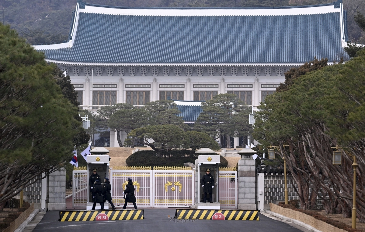 대통령 집무실 청와대 복귀를 하루 앞둔 28일 서울 종로구 청와대 모습. 2025.12.28 도준석 전문기자