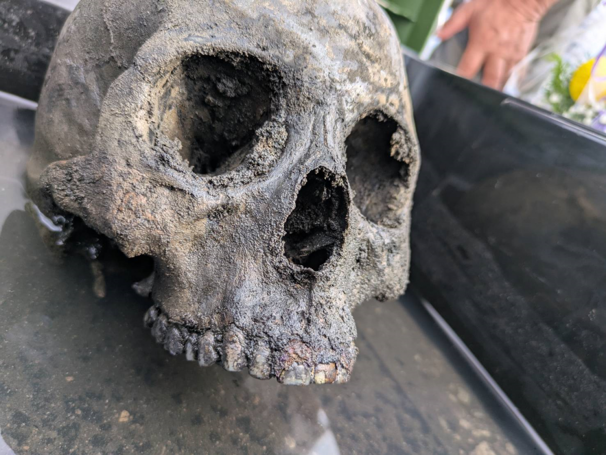 일본 야마구치현 우베시에 있는 조세이 탄광에서 수습된 희생자의 유골. 조덕호 대구대 명예교수 제공