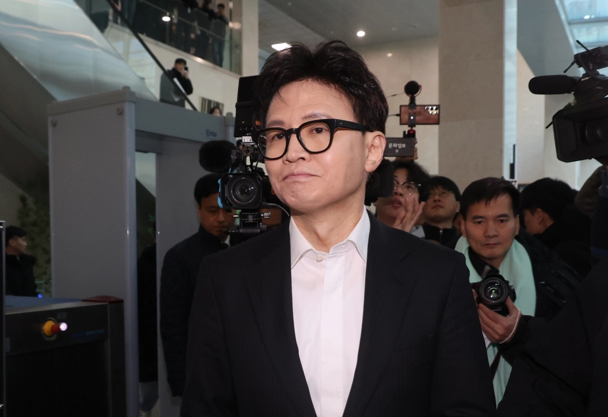 기자회견 마친 국민의힘 한동훈 전 대표