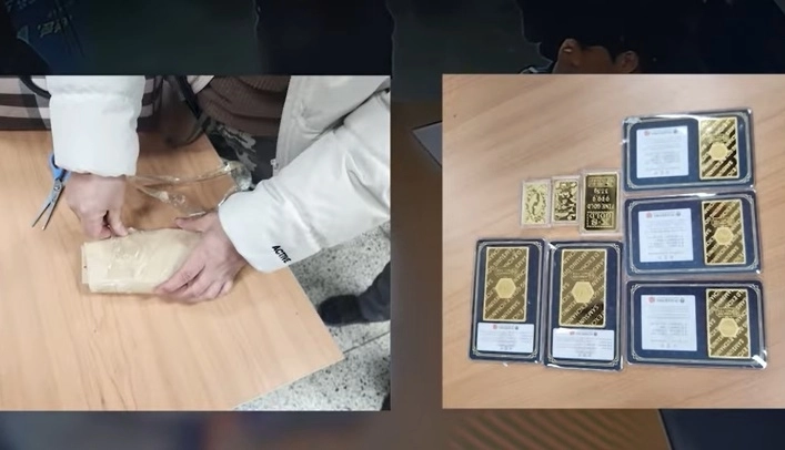 보이스피싱 조직의 지시에 따라 1억원 상당의 순금을 들고 접선 장소로 향하던 피해자가 이상한 낌새를 느끼고 지구대를 찾아 사기 피해를 면했다. 유튜브 채널 ‘대한민국 경찰청’ 캡처