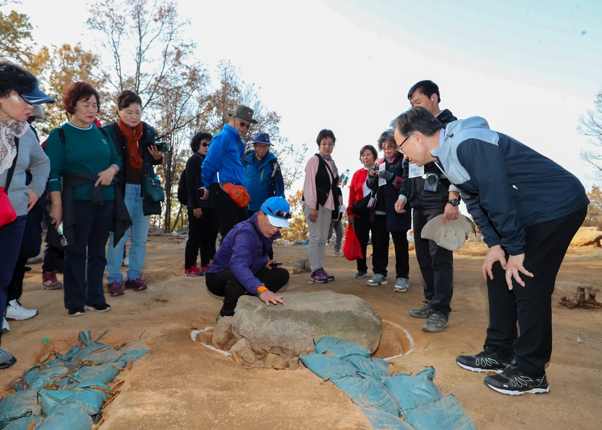 금천구 호암산성 현장 공개 설명회