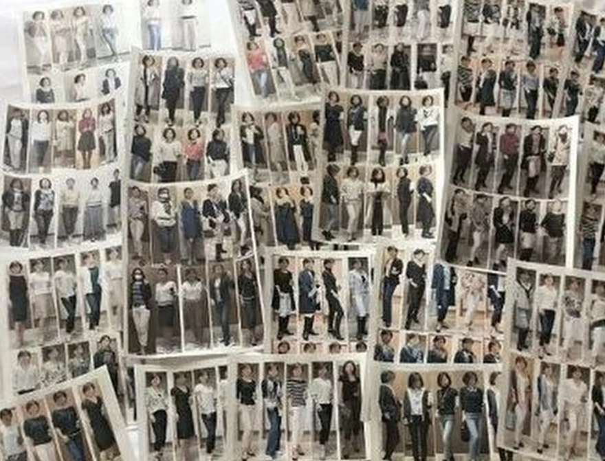 사쿠라다가 자신이 가장 좋아하는 스타일을 찾기 위해 13년 동안 찍은 3만장이 넘는 셀카 중 일부. SCMP 캡처