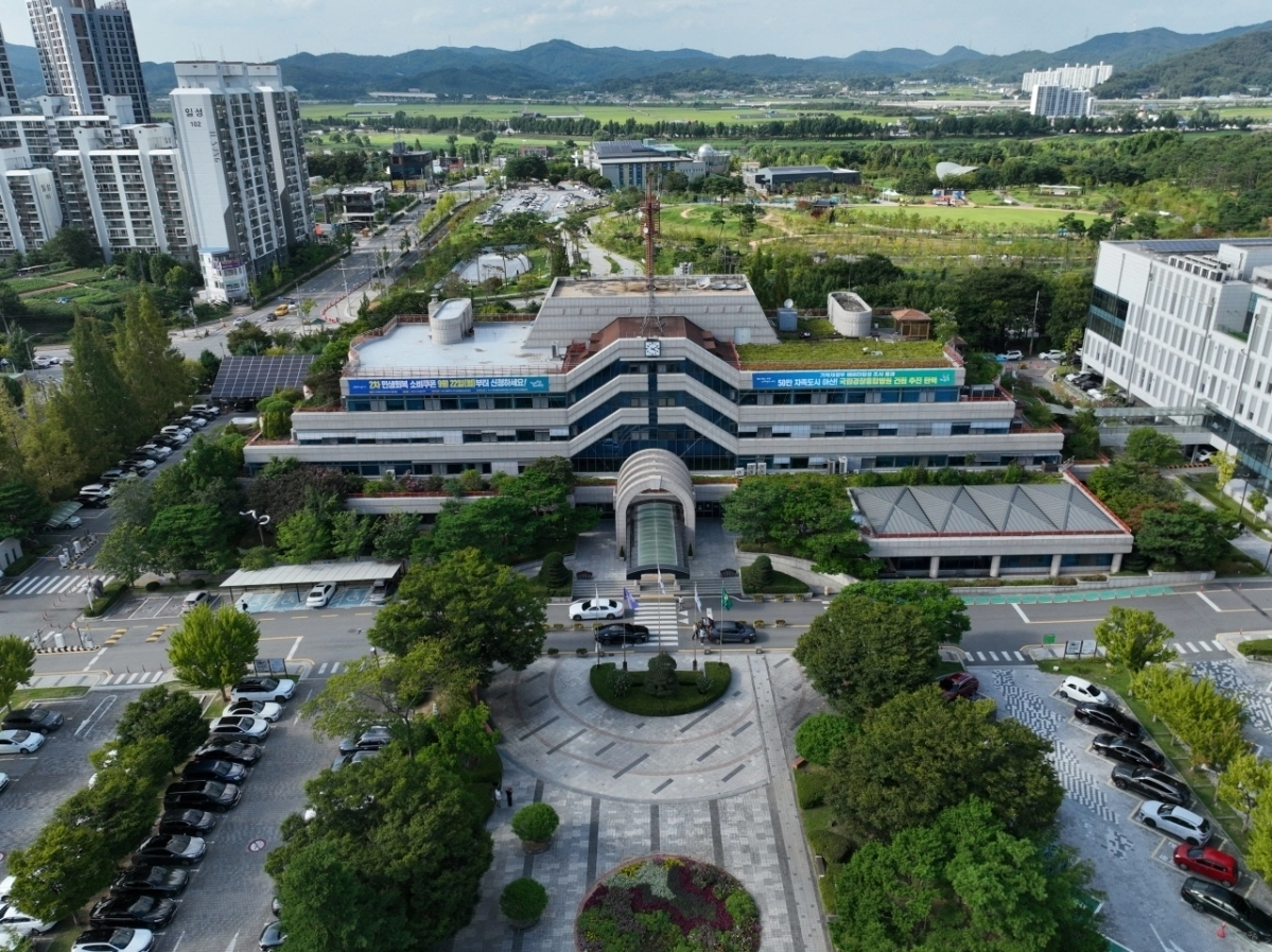 아산시청 전경. 서울신문DB