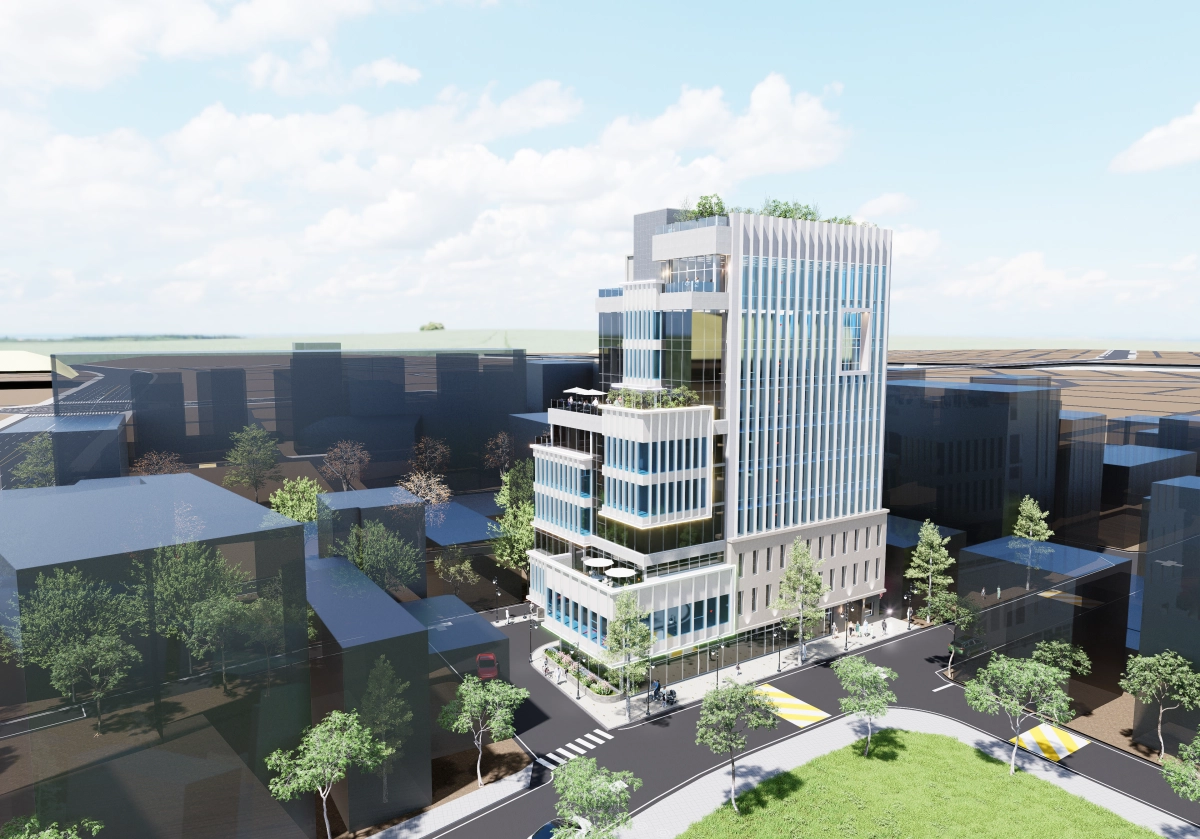 양재시장 정비사업으로 지어질 예정인 10층 규모 복합건물 조감도. 서울시 제공