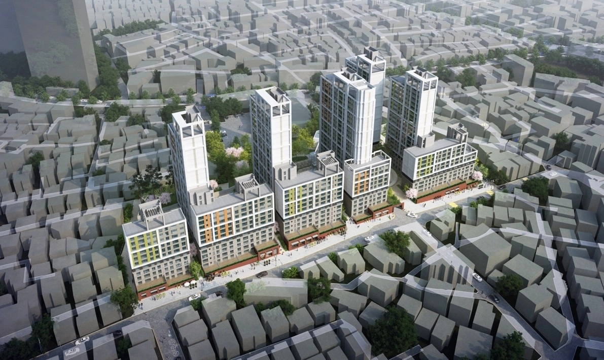 강동구 천호동 397-419번지 일대(천호3-2구역) 재개발 예상 조감도. 서울시 제공