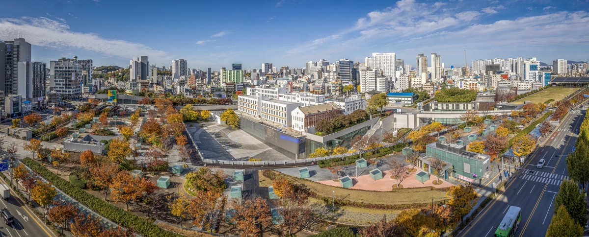 국립아시아문화전당 전경 .