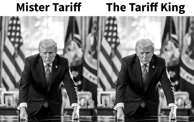 도널드 트럼프 대통령은 16일(현지시간) 소셜미디어(SNS) 트루스소셜에 “관세 왕”(The Tariff King), “미스터 관세”(Mister Tariff)라는 문구가 적힌 본인 사진을 올렸다. 2026.1.16 트루스소셜