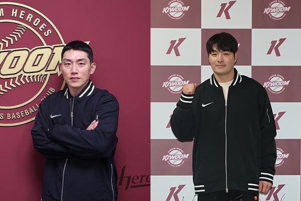 서건창(왼쪽)과 박병호. 키움 히어로즈 제공·연합뉴스
