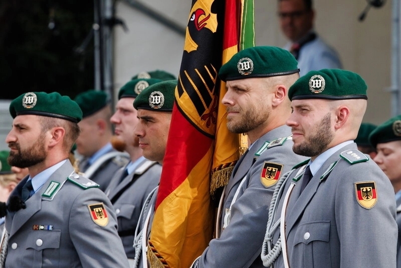 2025년 6월 독일 베를린에서 열린 독일 연방군 선서식. EPA연합뉴스