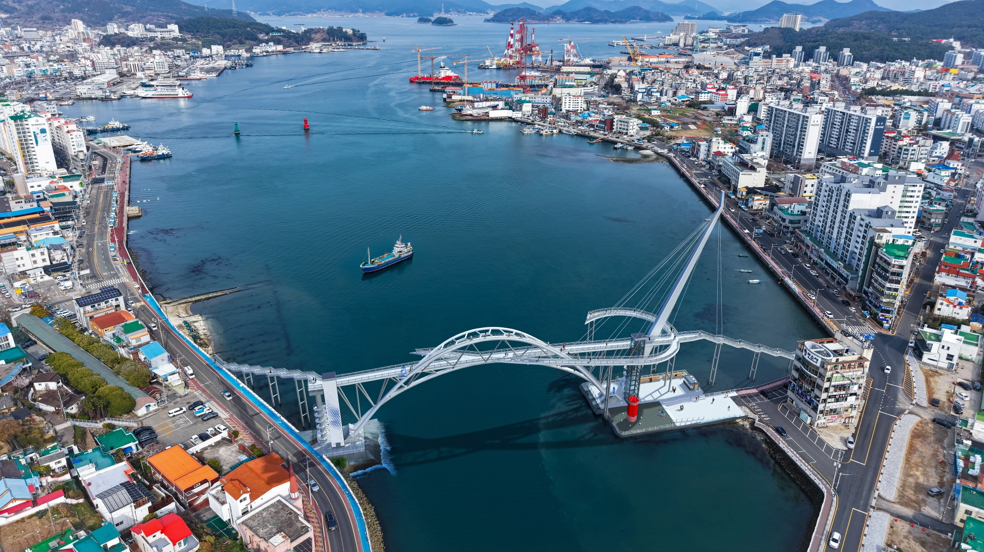 '걷고·보고·체험하는' 통영항...128m 보행교 들어선다 - 뉴스 썸네일 이미지