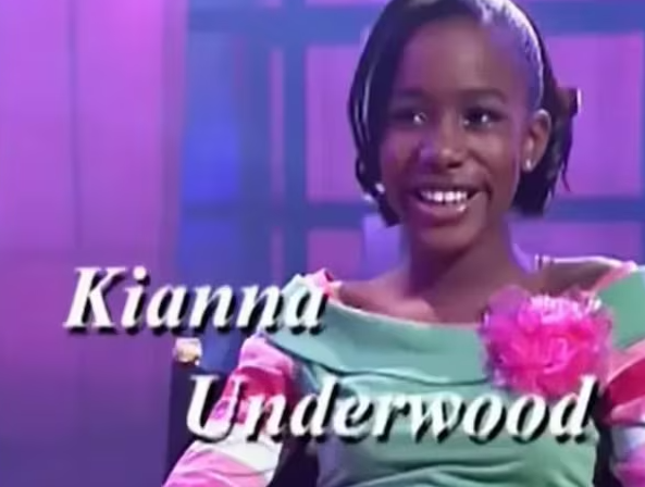 키아나 언더우드의 과거 방송 출연 모습. 유튜브