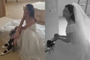 50세 유선, 웨딩드레스 입고 ‘전성기 미모’