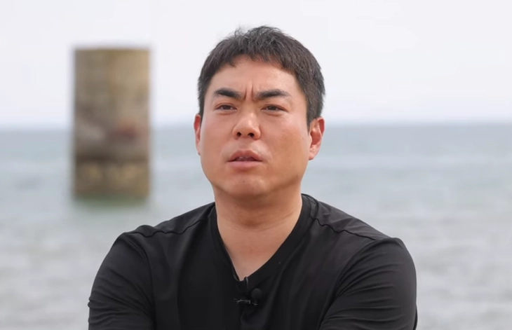 일본 조세이 탄광 수색 작업을 한 김경수 잠수사. 유튜브 캡처